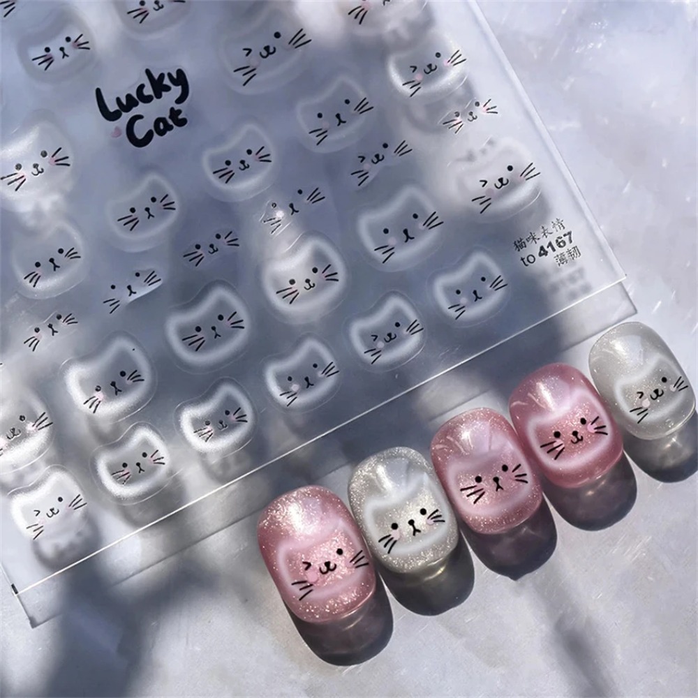 Nail Art Pink - 120-Piece 5-Set Candy Kids Press-On Nails