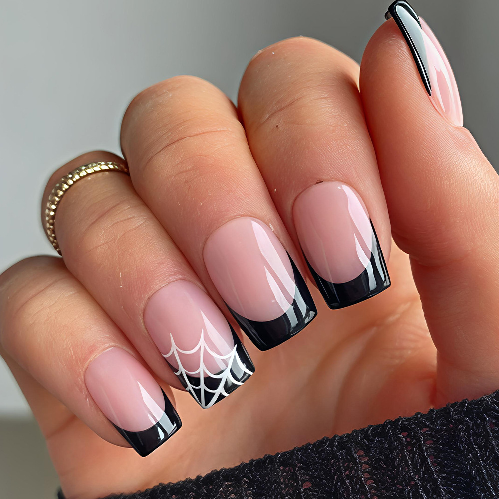 24Pcs Halloween Press On Nails - Nail Art Press On 评论和价格