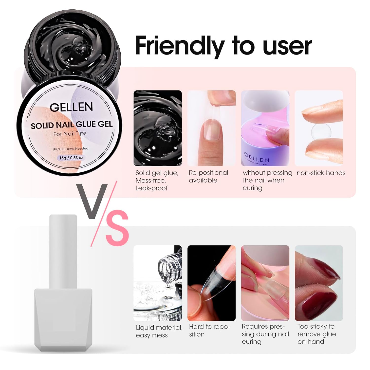 GELLEN Nail Solid Glue Builder - Nail Art Ombre 评论和价格