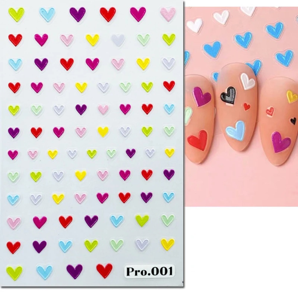 5d Embossed Nail Art Stickers  - Nail Art Valentines Day 评论和价格