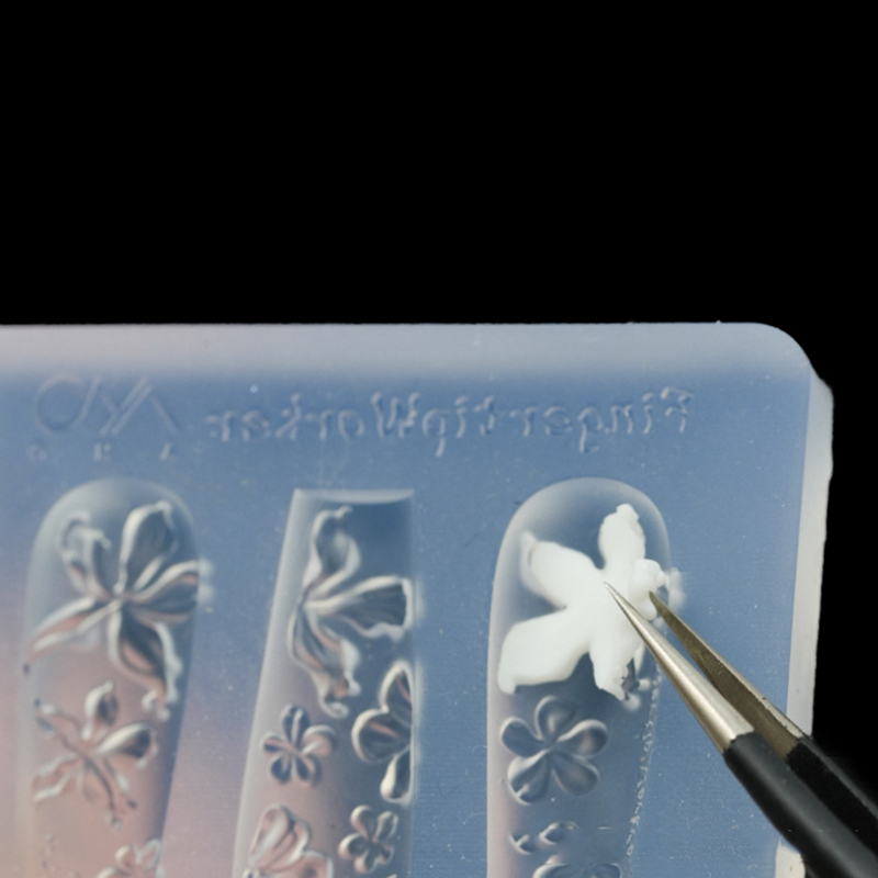 New Nail Silicone Mold Relief  - Nail Art Orange 评论和价格