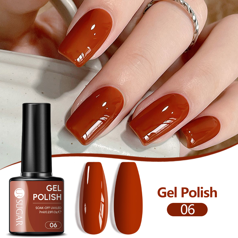 UR SUGAR 1/6pcs Pumpkin Orange - Nail Art Orange 评论和价格