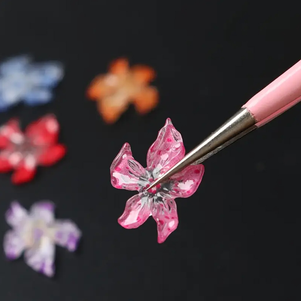 60pcs Mixed Hawaiian Flower Na - Nail Art Valentines Day 评论和价格