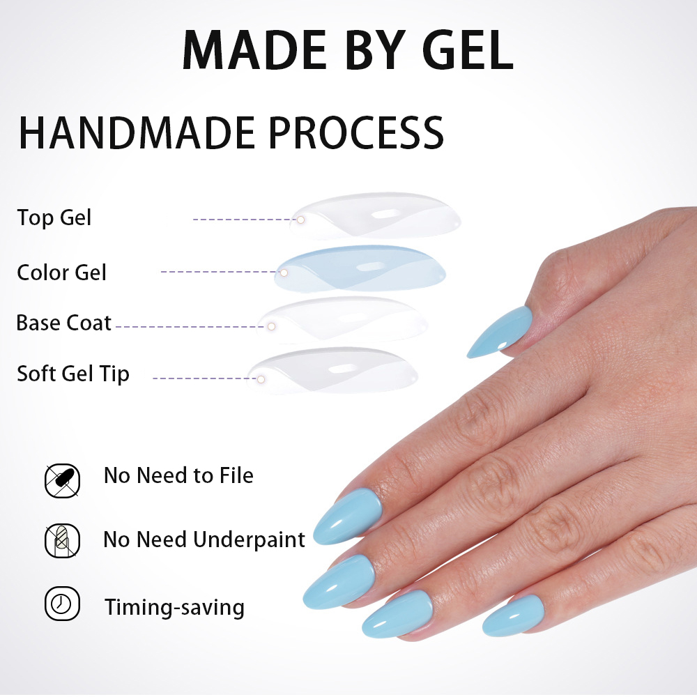VITAGWX 32pcs Press on Nails A - Nail Art Press On 评论和价格