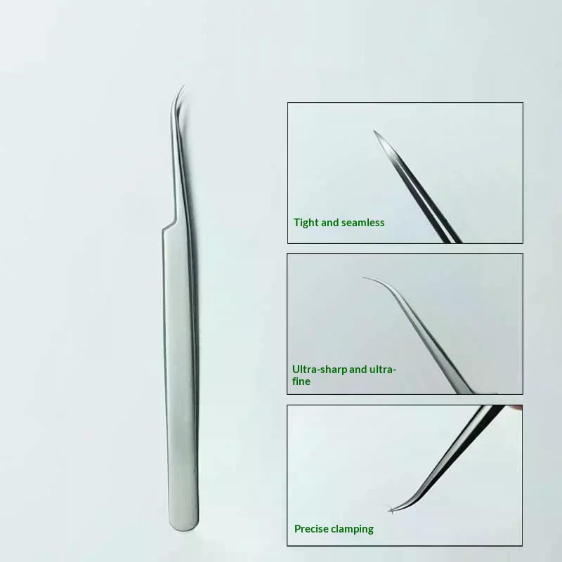 Stainless Steel Eyebrow False  - Nail Art Ombre 评论和价格
