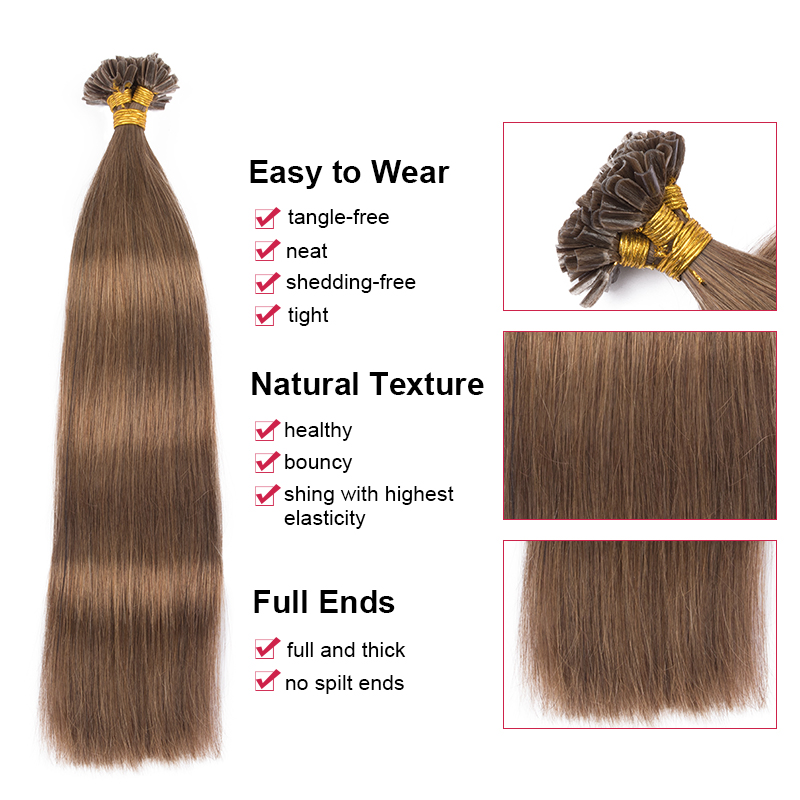 Straight Nail UTip Hair Extens - Nail Art Ombre 评论和价格