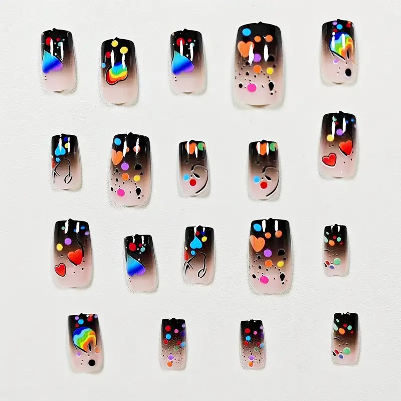 24PCS Nude Press on Nails Shor - Nail Art Press On 评论和价格