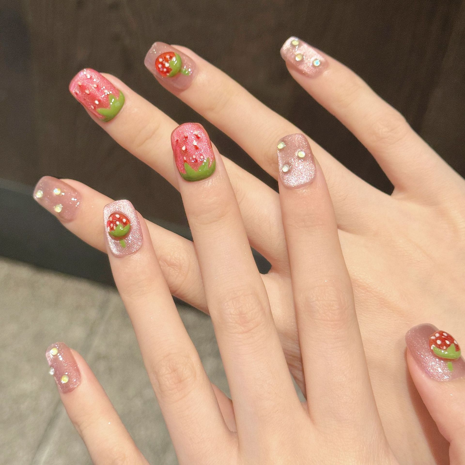 10pcs Handmade Press on Nails  - Nail Art Press On 评论和价格
