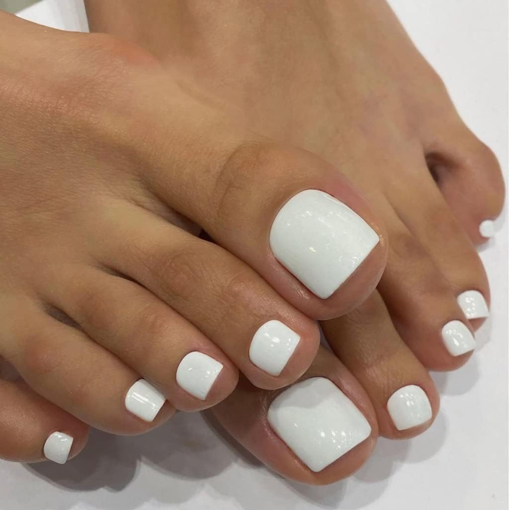 120pcs False Toe Nail Tips 12  - Nail Art Ombre 评论和价格
