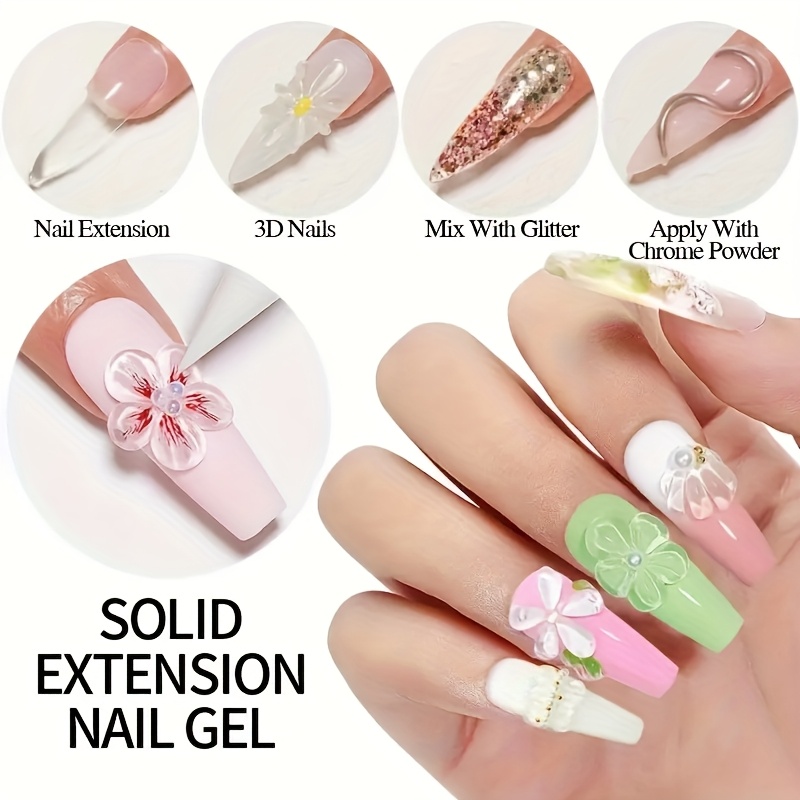 100g Clear Non-Stick Hand Exte - Nail Art Ombre 评论和价格
