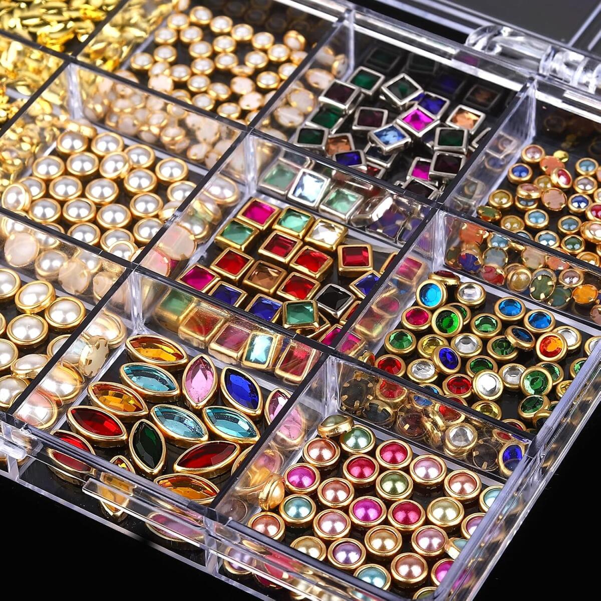 1Box Light Luxury Shinny Nail  - Nail Art Valentines Day 评论和价格