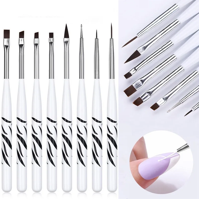 Nail Art Brush Ombre Brushes U - Nail Art Ombre 评论和价格
