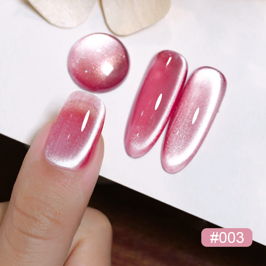 Pink Cat Eye Gel Nail Polish S - Nail Art Valentines Day 评论和价格