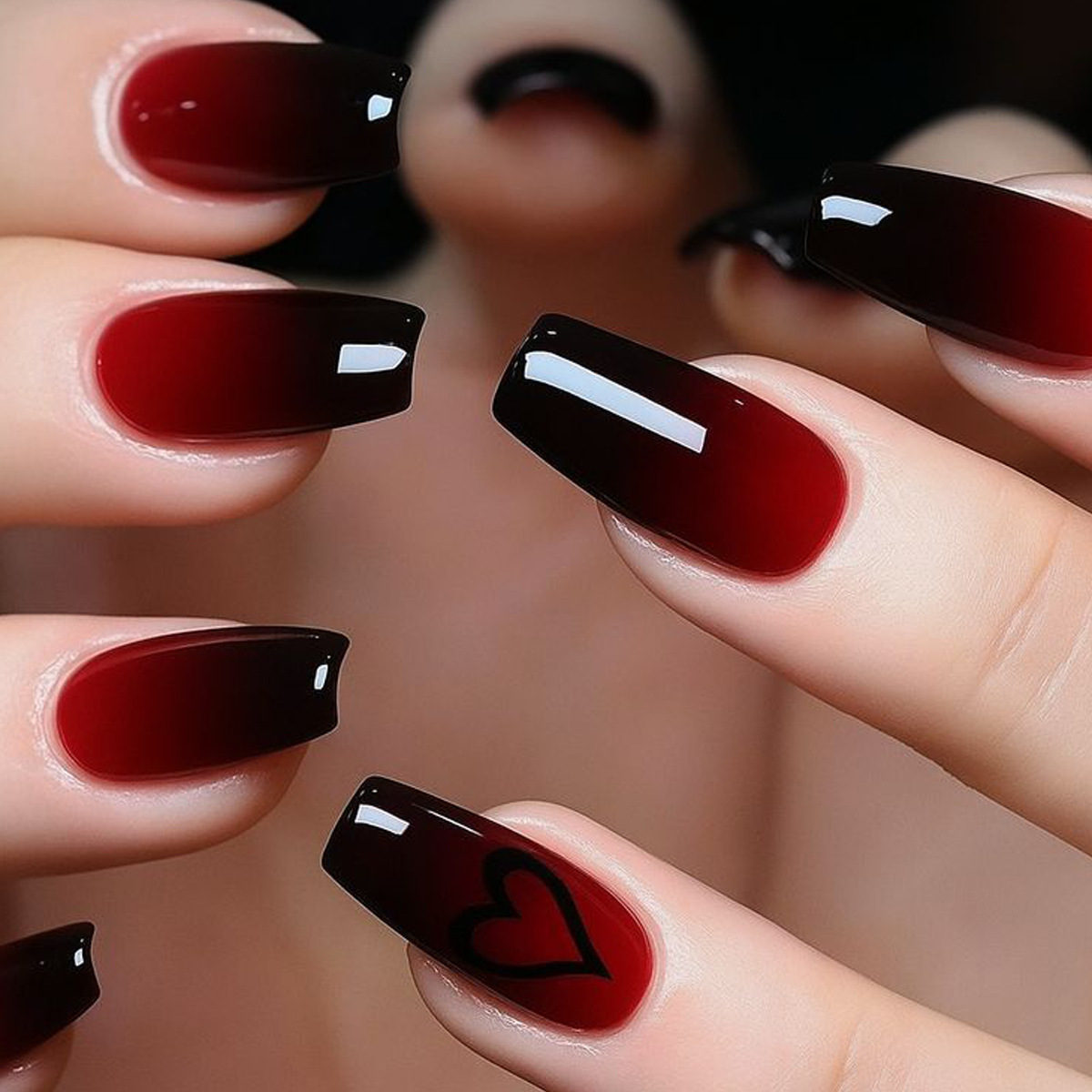 Short Medium fake nails for wo - Nail Art Pink 评论和价格