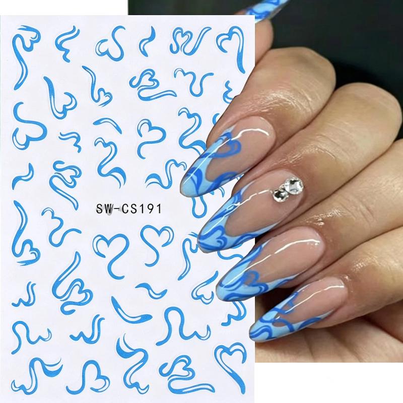 2Sheets Sweet Nail Art Sticker - Nail Art Valentines Day 评论和价格