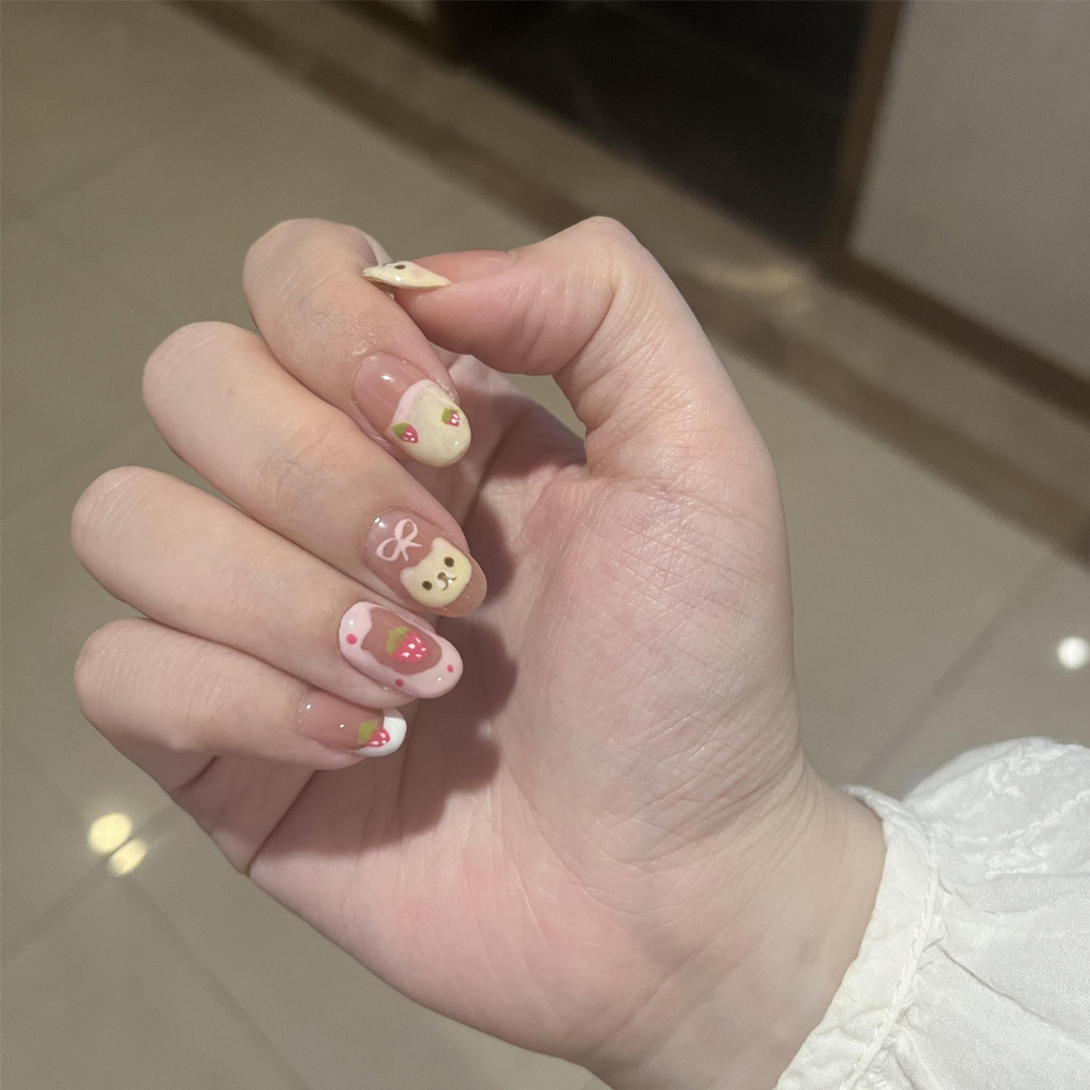 10Pcs Almond Press On Nails Wi - Nail Art Press On 评论和价格